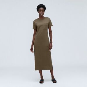 Elegant Olive Green Maxi Dress